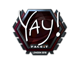 Sticker | yay (Foil) | London 2018