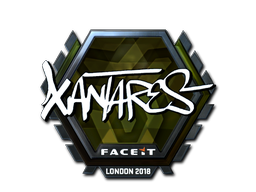 Наліпка | XANTARES (лискуча) | Лондон 2018