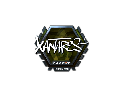 Наклейка | XANTARES (металлическая) | Лондон-2018