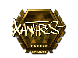 Sticker | XANTARES (Gold) | London 2018