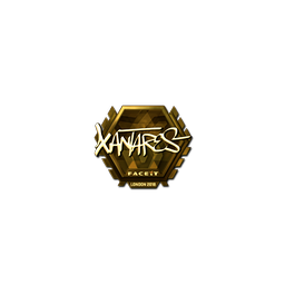 Sticker | XANTARES (Gold) | London 2018