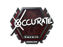 Sticker | xccurate | Londres 2018
