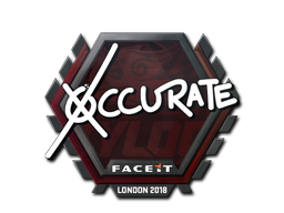 Autocolante | xccurate | Londres 2018