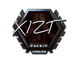 Sticker | Xizt (Foil) | London 2018