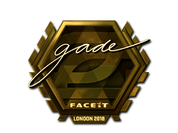 Sticker | gade (Gold) | London 2018