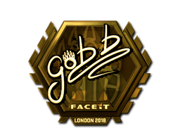 Sticker | gob b (Gold) | London 2018