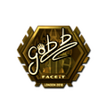 Sticker | gob b (Gold) | London 2018