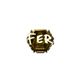 Sticker | fer (Gold) | London 2018