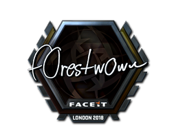 Sticker | f0rest (premium) | Londres 2018