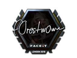 Sticker | f0rest (Foil) | London 2018