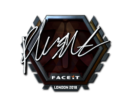 Sticker | flusha (Foil) | London 2018