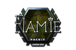 Sticker | flamie (Foil) | London 2018