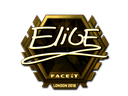 Sticker | EliGE (Gold) | London 2018