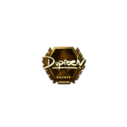 Sticker | dupreeh (Gold) | London 2018