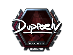 Sticker | dupreeh (Foil) | London 2018