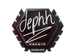 Pegatina | dephh | Londres 2018