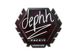 Sticker | dephh | London 2018