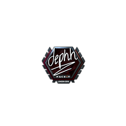 free cs2 skins Sticker | dephh (Foil) | London 2018