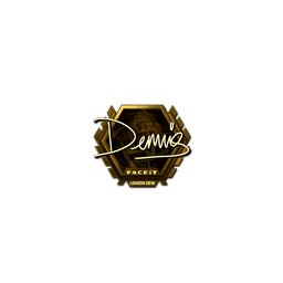 Sticker | dennis (Gold) | London 2018