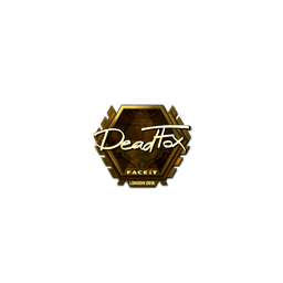 Sticker | DeadFox (Gold) | London 2018