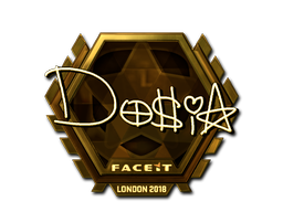 Sticker | Dosia (Gold) | London 2018