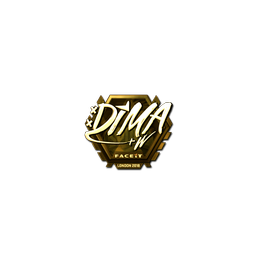 free cs2 skins Sticker | Dima (Gold) | London 2018