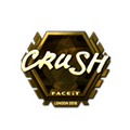 Sticker | crush (Gold) | London 2018