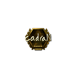 Sticker | cadiaN (Gold) | London 2018