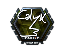 Наліпка | Calyx (лискуча) | Лондон 2018