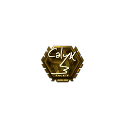 free cs2 skins Sticker | Calyx (Gold) | London 2018