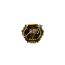 free cs2 skins Sticker | chrisJ (Gold) | London 2018