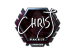 Sticker | chrisJ (Foil) | London 2018