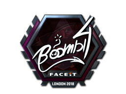 스티커 | Boombl4 (Foil) | London 2018