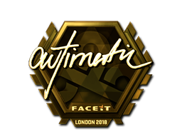 Sticker | autimatic (Gold) | London 2018