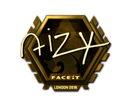 Sticker | aizy (Gold) | London 2018 image