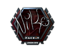 Sticker | NiKo (Foil) | London 2018