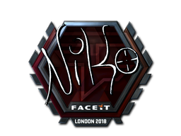 Autocolante | NiKo (Foil) | Londres 2018