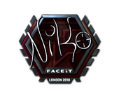 Sticker | NiKo (Foil) | London 2018