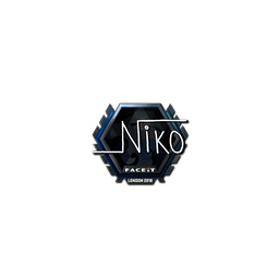 free cs2 skins Sticker | niko (Foil)  | London 2018