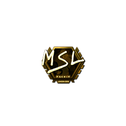 free cs2 skins Sticker | MSL (Gold) | London 2018