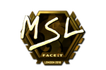 Sticker | MSL (Gold) | London 2018