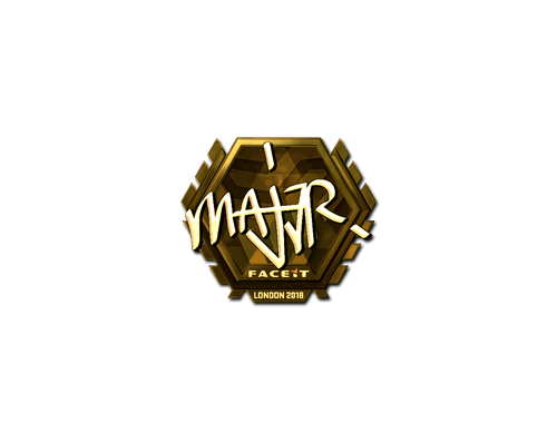 Sticker | MAJ3R (Gold) | London 2018