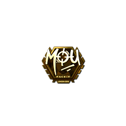 free cs2 skins Sticker | mou (Gold) | London 2018