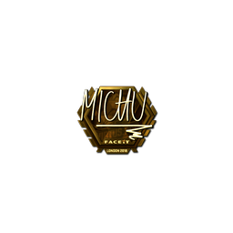 free cs2 skins Sticker | MICHU (Gold) | London 2018