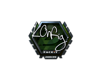 Sticker | k0nfig (Foil) | London 2018