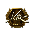 Sticker | Kvik (Gold) | London 2018