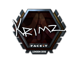 Наліпка | KRIMZ (лискуча) | Лондон 2018