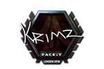 Sticker | KRIMZ (Foil) | London 2018