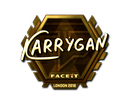 karrigan (Gold) | London 2018 Sticker