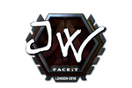 Sticker | JW (Foil) | London 2018